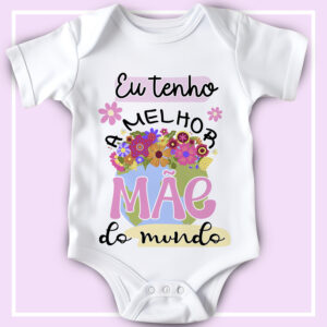 Body Personalizado Dia das Mães